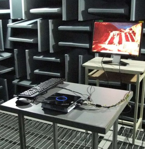 Anechoic test chamber, to test how much noise the GPU produces